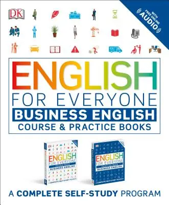 Angol mindenkinek cédulakönyv: Business English Box Set: Tanfolyam és gyakorlókönyvek egy teljes önképzési program - English for Everyone Slipcase: Business English Box Set: Course and Practice Books a Complete Self-Study Program