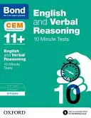 Bond 11+: English & Verbal Reasoning: CEM 10 perces tesztek - 8-9 évesek - Bond 11+: English & Verbal Reasoning: CEM 10 Minute Tests - 8-9 years