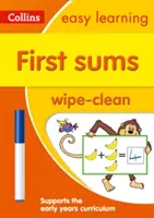 Első összegek 3-5 éves korig Törölgetős tevékenységkönyv - Ideális otthoni tanuláshoz - First Sums Age 3-5 Wipe Clean Activity Book - Ideal for Home Learning