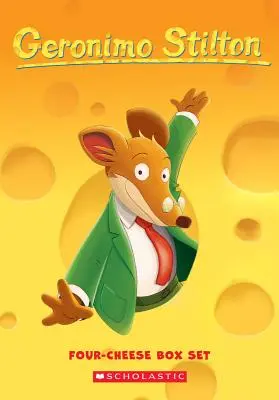 Geronimo Stilton négy sajtos dobozos készlet (1-4. könyv) - Geronimo Stilton Four Cheese Box Set (Books 1-4)