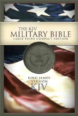 Katonai Biblia-KJV-Nagynyomású kompakt Biblia - Military Bible-KJV-Large Print Compact