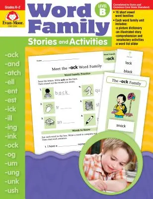 Szócsaládos történetek és tevékenységek B szint - Word Family Stories & Activities Level B