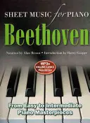 Ludwig Van Beethoven: A legmodernebb hangszerek és hangszerek: Ludwig Van Beethoven: Sheet Music for Piano: A könnyűtől a haladóig; Több mint 25 remekmű - Ludwig Van Beethoven: Sheet Music for Piano: From Easy to Advanced; Over 25 Masterpieces