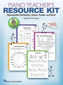 Piano Teacher's Resource Kit: Sokszorosítható feladatlapok, játékok, rejtvények és még sok más! - Piano Teacher's Resource Kit: Reproducible Worksheets, Games, Puzzles, and More!