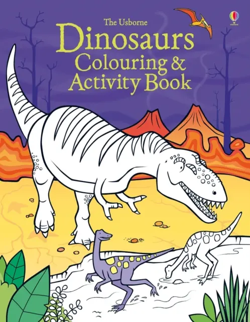 Dinoszauruszok színező és foglalkoztató könyv - Dinosaurs Colouring and Activity Book