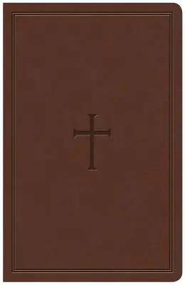 KJV Nagyméretű, személyi méretű referencia Biblia, barna bőrkontúrral - KJV Large Print Personal Size Reference Bible, Brown Leathertouch