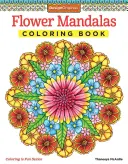 Virág mandalák színező könyv - Flower Mandalas Coloring Book