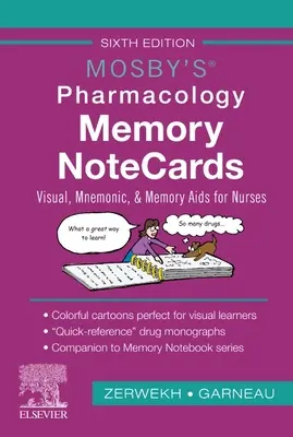 Mosby's Pharmacology's Memory Notecards: Vizuális, mnemotechnikai és memória segédletek ápolók számára - Mosby's Pharmacology Memory Notecards: Visual, Mnemonic, and Memory AIDS for Nurses