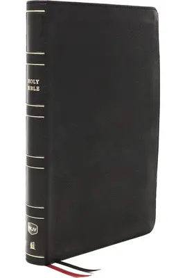 Nkjv, Deluxe Thinline Reference Bible, Genuine Leather, Black, Red Letter, Comfort Print: Szent Biblia, New King James Version - Nkjv, Deluxe Thinline Reference Bible, Genuine Leather, Black, Red Letter, Comfort Print: Holy Bible, New King James Version