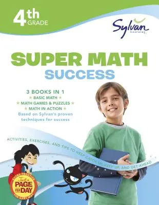 4. osztályos Jumbo Math Success Workbook: 3 könyv 1 könyvben --Basic Math; Math Games and Puzzles; Math in Action; Activities, Exercises, and Tips to Help Catc - 4th Grade Jumbo Math Success Workbook: 3 Books in 1 --Basic Math; Math Games and Puzzles; Math in Action; Activities, Exercises, and Tips to Help Catc