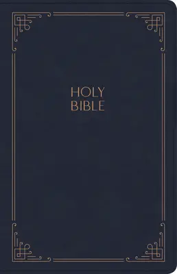 KJV Large Print Personal Size Reference Bible, Navy Leathertouch Indexált, nagyméretű, személyes méretű referencia Biblia - KJV Large Print Personal Size Reference Bible, Navy Leathertouch Indexed