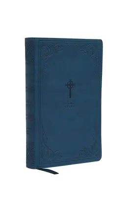 Nrsv, Katolikus Biblia, Ajándék kiadás, bőrpuha, Teal, Comfort Print: Szent Biblia - Nrsv, Catholic Bible, Gift Edition, Leathersoft, Teal, Comfort Print: Holy Bible