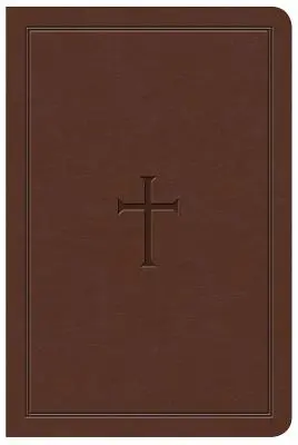 KJV Large Print Compact Reference Bible, barna bőrkontúr, nagyméretű, kompakt referencia Biblia, barna bőrkontúrral. - KJV Large Print Compact Reference Bible, Brown Leathertouch