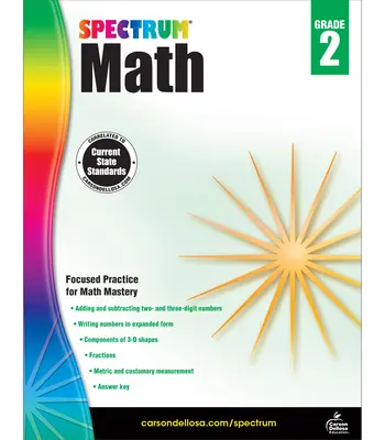 Spectrum Math Workbook, 2. osztály - Spectrum Math Workbook, Grade 2