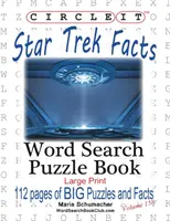 Körbe, Star Trek tények, Szókereső, Rejtvénykönyv - Circle It, Star Trek Facts, Word Search, Puzzle Book