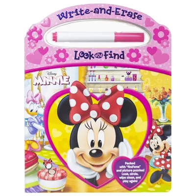 Disney Minnie egér - írj és törölj, keress és találj [filctollal] - Disney Minnie Mouse - Write-And-Erase Look and Find [With Marker]