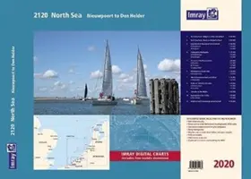 Imray 2120 Északi-tenger - Nieuwpoort és Den Helder között 2020-as térképatlasz - Nieuwpoort és Den Helder között (beleértve az északi-tengeri átkelés tervezési lapot). - Imray 2120 North Sea - Nieuwpoort to Den Helder Chart Atlas 2020 - Nieuwpoort to Den Helder (including North Sea Passage Planning sheet)