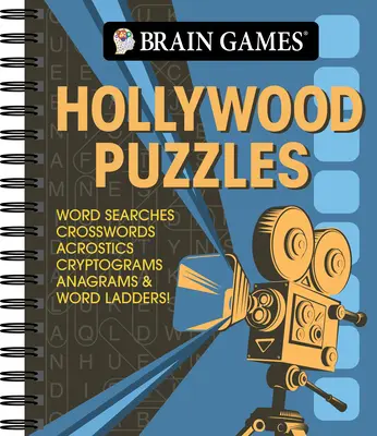 Agyjátékok - Hollywoodi rejtvények: Szókeresés, keresztrejtvények, akrosztichonok, kriptogramok, anagrammák és szavak létrája! - Brain Games - Hollywood Puzzles: Word Searches, Crosswords, Acrostics, Cryptograms, Anagrams & Word Ladders!