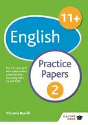 11+ angol gyakorló feladatlapok 2 - 11+, elővizsgákhoz és független iskolai vizsgákhoz, beleértve a CEM, GL és ISEB vizsgákat is. - 11+ English Practice Papers 2 - For 11+, pre-test and independent school exams including CEM, GL and ISEB