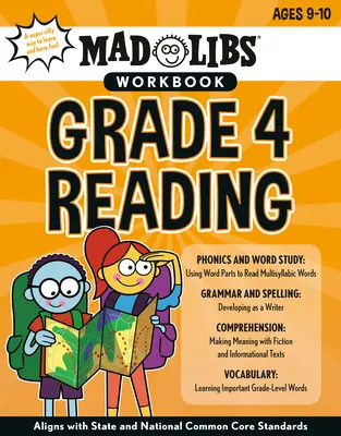 Mad Libs munkafüzet: Olvasás 4. osztály - Mad Libs Workbook: Grade 4 Reading