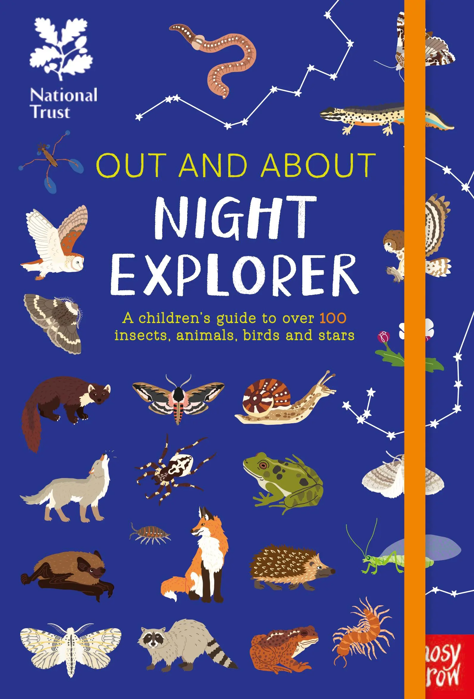 National Trust: Out and About Night Explorer - Gyermekeknek szóló útmutató több mint 100 rovarról, állatról, madárról és csillagról. - National Trust: Out and About Night Explorer - A children's guide to over 100 insects, animals, birds and stars