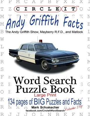 Circle It, Andy Griffith Facts, Szókereső, Puzzle Book - Circle It, Andy Griffith Facts, Word Search, Puzzle Book