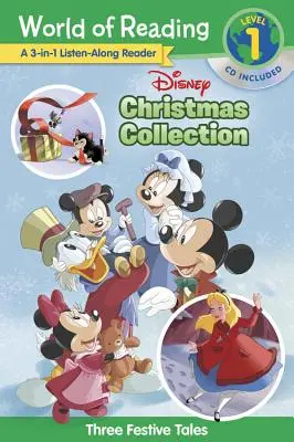 Disney Christmas Collection 3-In-1 Listen-Along Reader: Három ünnepi mese [Audio CD-vel] - Disney Christmas Collection 3-In-1 Listen-Along Reader: Three Festive Tales [With Audio CD]