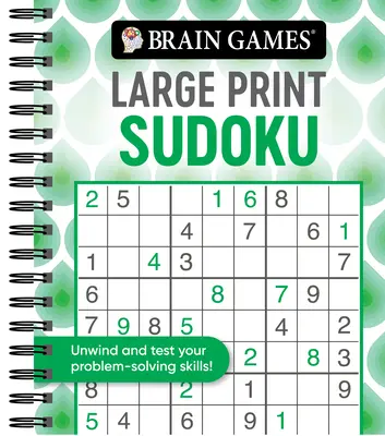 Agyjátékok - Nagyméretű Sudoku (örvények) - Brain Games - Large Print Sudoku (Swirls)