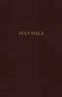 KJV, Referenciabiblia, Szuper óriás nyomtatás, Bőrmintás, bordó, piros betűs kiadás - KJV, Reference Bible, Super Giant Print, Leather-Look, Burgundy, Red Letter Edition