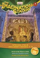 A Képzeletállomás különcsomag, 7-9. könyv: A herceg sírjának titka / Csata a kannibálszigetért / Menekülés a rejtekhelyre - The Imagination Station Special Pack, Books 7-9: Secret of the Prince's Tomb/Battle for Cannibal Island/Escape to the Hiding Place