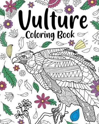 Keselyű színező könyv - Vulture Coloring Book