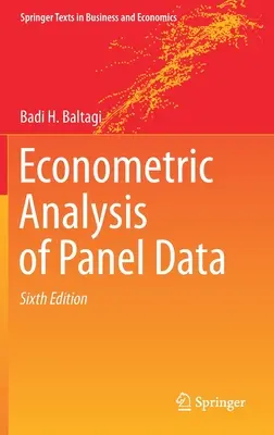 Paneladatok ökonometriai elemzése - Econometric Analysis of Panel Data