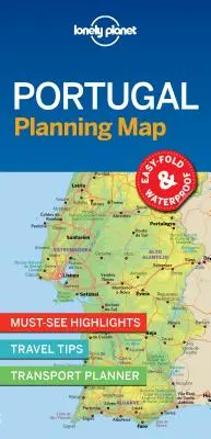 Lonely Planet Portugália tervezési térkép 1 - Lonely Planet Portugal Planning Map 1