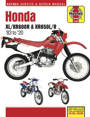 Honda XL/Xr600r & Xr650l/R '83-tól '20-ig: - Modell története - Motorozás előtti ellenőrzések - Kapcsolási rajzok - Szerszámok és műhelytippek - Honda XL/Xr600r & Xr650l/R '83 to '20: - Model History - Pre-Ride Checks - Wiring Diagrams - Tools and Workshop Tips