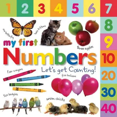 Táblás könyvek: My First Numbers: Let's Get Counting! - Tabbed Board Books: My First Numbers: Let's Get Counting!