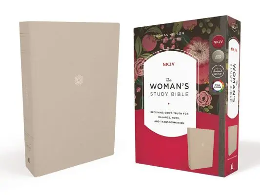 The Nkjv, Woman's Study Bible, Cloth Over Board, Cream, Full-Color: Receiving God's Truth for Balance, Hope, and Transformation (Isten igazságának befogadása az egyensúlyért, reményért és átalakulásért). - The Nkjv, Woman's Study Bible, Cloth Over Board, Cream, Full-Color: Receiving God's Truth for Balance, Hope, and Transformation