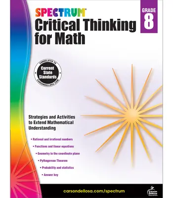 Spectrum Critical Thinking for Math, 8. évfolyam - Spectrum Critical Thinking for Math, Grade 8