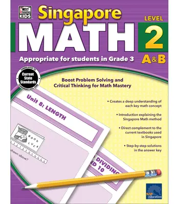 Szingapúri matematika, 3. osztály - Singapore Math, Grade 3