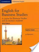 English for Business Studies tanári könyv: A Course for Business Studies and Economics Students - English for Business Studies Teacher's Book: A Course for Business Studies and Economics Students