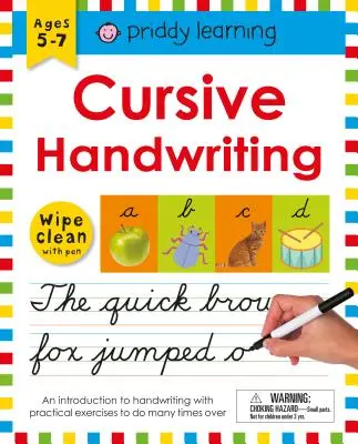 Wipe Clean Workbook: Cursive Handwriting: 5-7 éves korig; Törölgethető tollal - Wipe Clean Workbook: Cursive Handwriting: Ages 5-7; Wipe-Clean with Pen