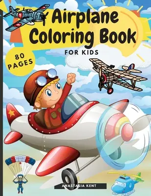 Repülőgép színezőkönyv gyerekeknek - Airplane Coloring Book for Kids
