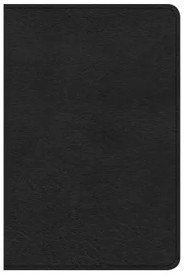 KJV Large Print Compact Reference Bible, Fekete bőrhatású, nagyméretű nyomtatott referencia Biblia - KJV Large Print Compact Reference Bible, Black Leathertouch