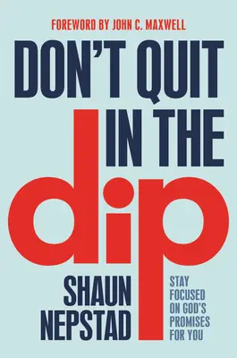 Ne lépj ki a mocsárban! Koncentrálj Isten ígéreteire, amelyeket neked tett Isten - Don't Quit in the Dip: Stay Focused on God's Promises for You