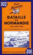 Michelin térkép Normandiai csata 102 - Michelin Map Battle of Normandy 102