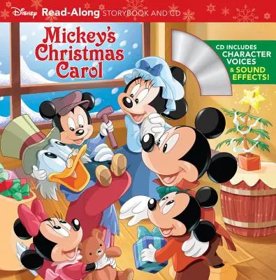 Mickey karácsonyi éneke: Olvasmányos mesekönyv [Hang CD-vel] - Mickey's Christmas Carol: Read-Along Storybook [With Audio CD]