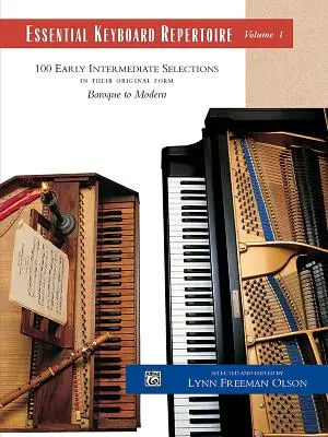 Essential Keyboard Repertoire, Vol 1: 100 Early Intermediate Selections in Their Original Form - Baroque to Modern, Comb Bound Book