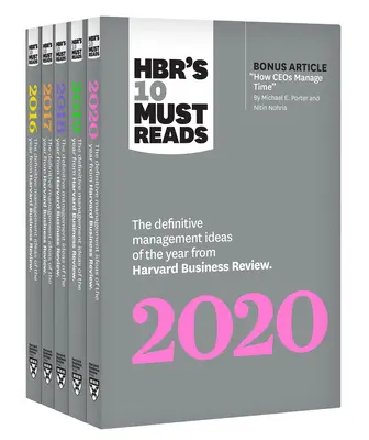 5 év kötelező olvasmányai a Hbr-től: 2020-as kiadás (5 könyv) - 5 Years of Must Reads from Hbr: 2020 Edition (5 Books)