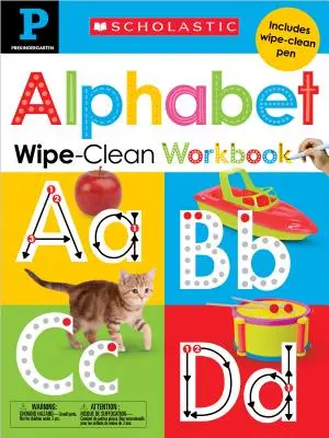 Pre-K Alphabet Alphabet Wipe-Clean Workbook: Scholastic Early Learners (Wipe-Clean) - Pre-K Alphabet Wipe-Clean Workbook: Scholastic Early Learners (Wipe-Clean)