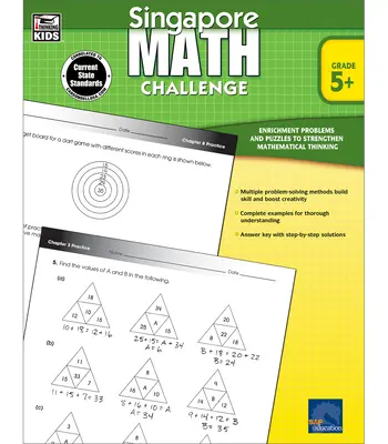 Szingapúri matematikai kihívás, 5-8. osztály - Singapore Math Challenge, Grades 5 - 8