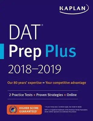 DAT Prep Plus 2019-2020 - 2 gyakorlati teszt + Bizonyított stratégiák + Online - DAT Prep Plus 2019-2020 - 2 Practice Tests + Proven Strategies + Online